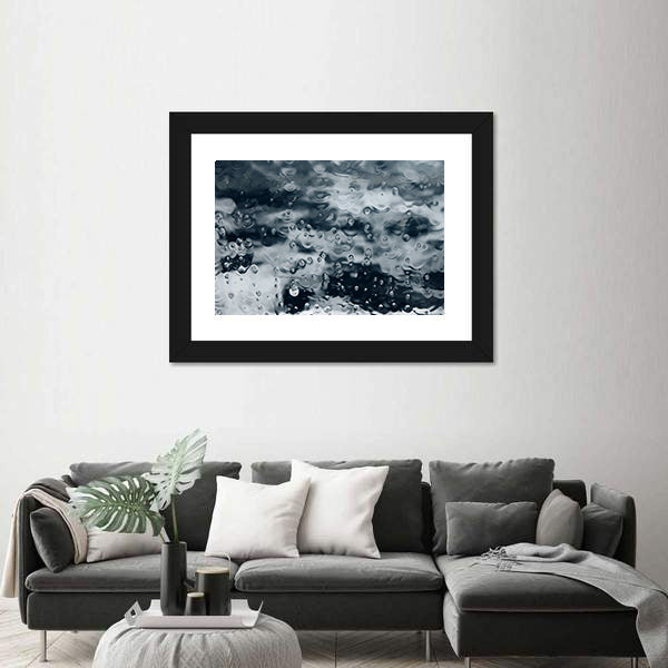 Ocean Spray on Boat Window Canvas Wall Art