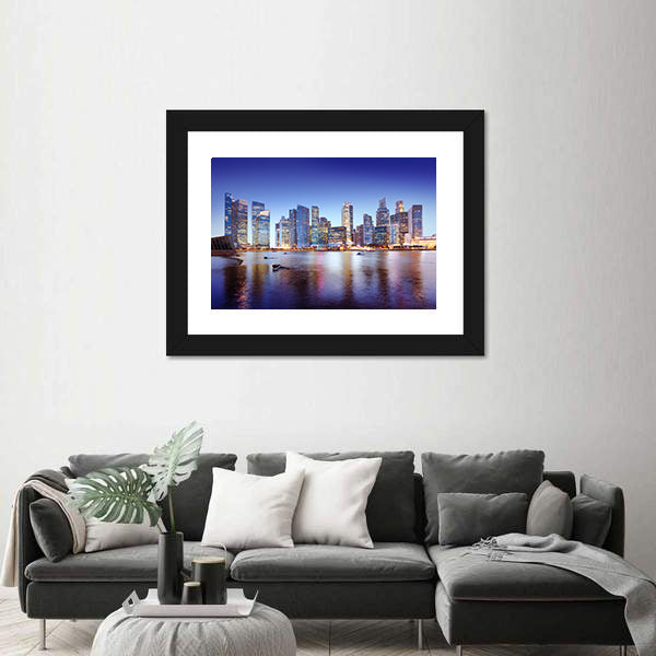 Singapore Cityscape Canvas Wall Art