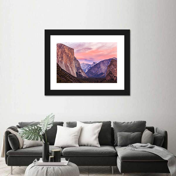 Yosemite National Park Valley Canvas Wall Art