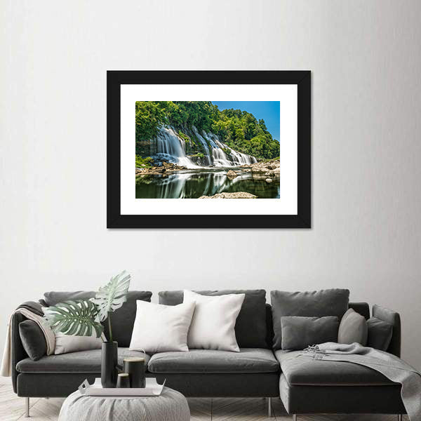 Twin Falls in Tennessee Canvas Wall Art