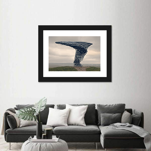 Singing Ringing Tree Sculpture in Lancashire Canvas Wall Art