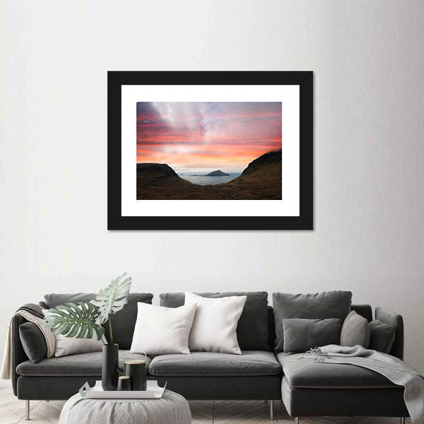 Faroe Islands In The North Atlantic Denmark Canvas Wall Art