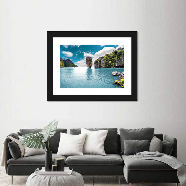 Thailand Sea And Phuket Island Canvas Wall Art