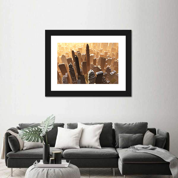 New York Downtown Canvas Wall Art