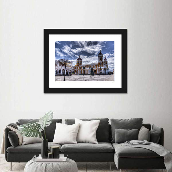 Cathedral of Granada In Nicaragua Canvas Wall Art
