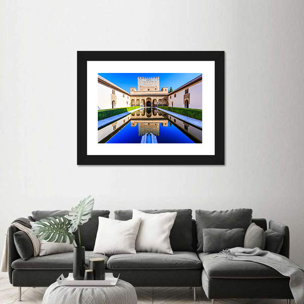 The Nasrid Palaces Palacios Nazaríes In Spain Canvas Wall Art
