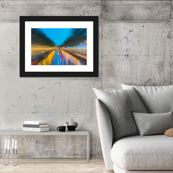 Urban Night Travels Canvas Wall Art