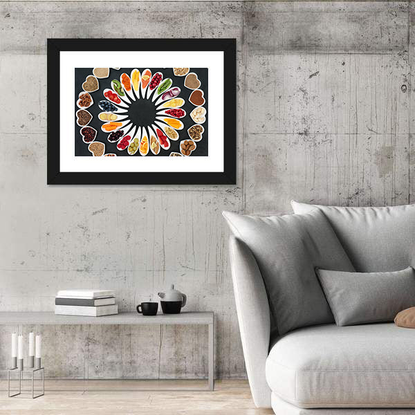 Food For A Healthy Heart Canvas Wall Art