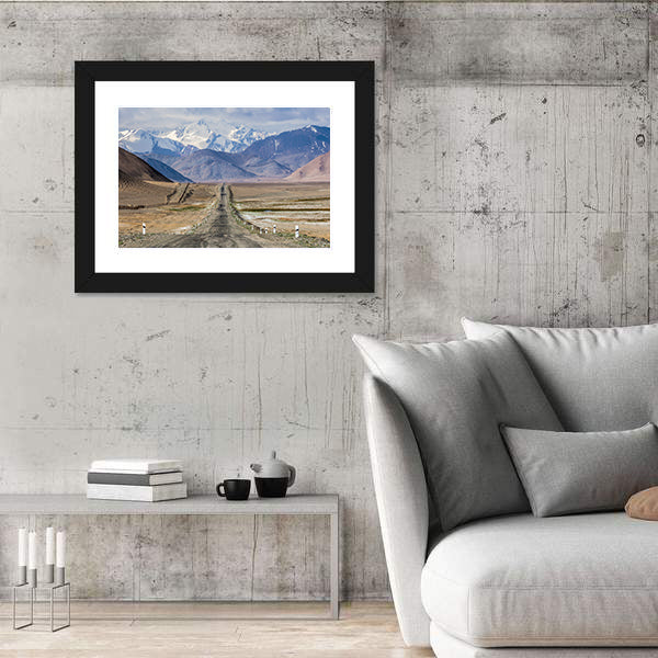Pamir Highway In Tajikistan Canvas Wall Art