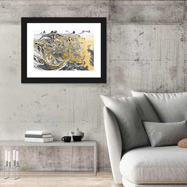 Marble Acrylic Abstract Canvas Wall Art