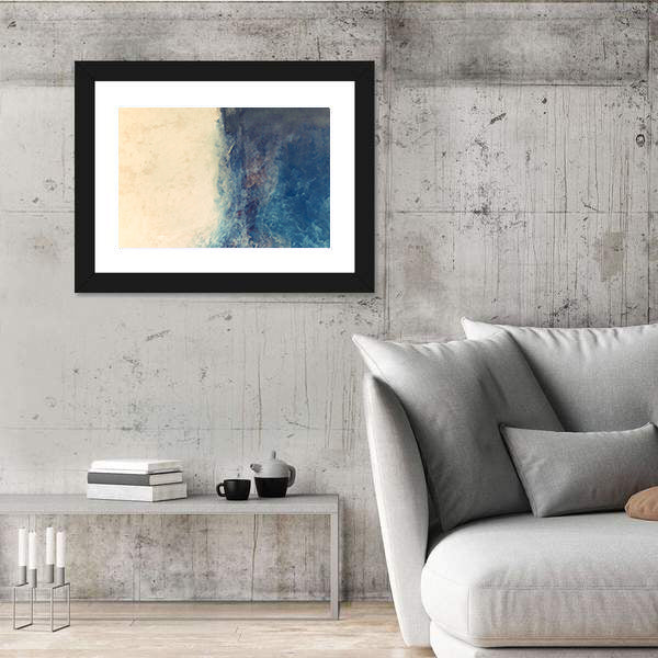 Sea And Beach Abstract Canvas Wall Art