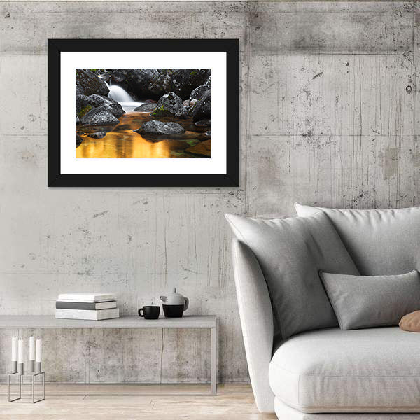 The Macieira River In Peneda Geres National Park Portugal Canvas Wall Art