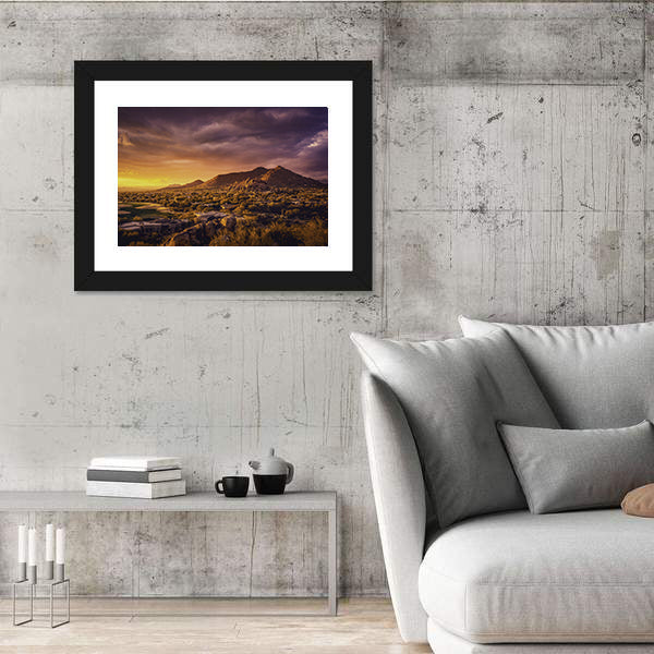 Scottsdale Arizona Desert Canvas Wall Art