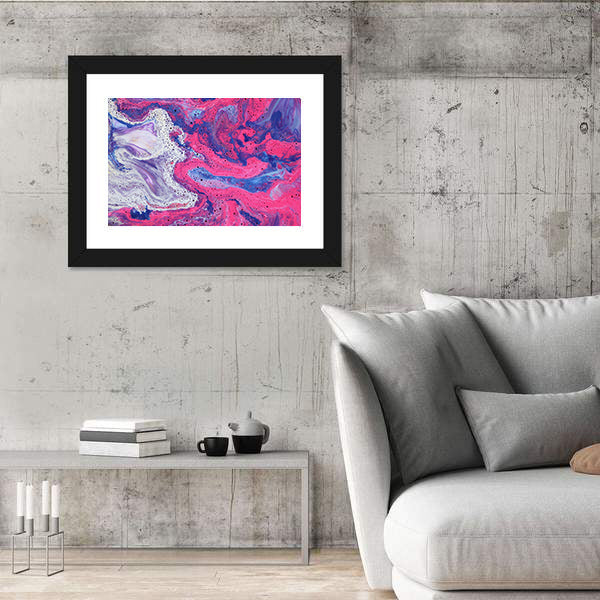 Acrylic Marble Texture Canvas Wall Art