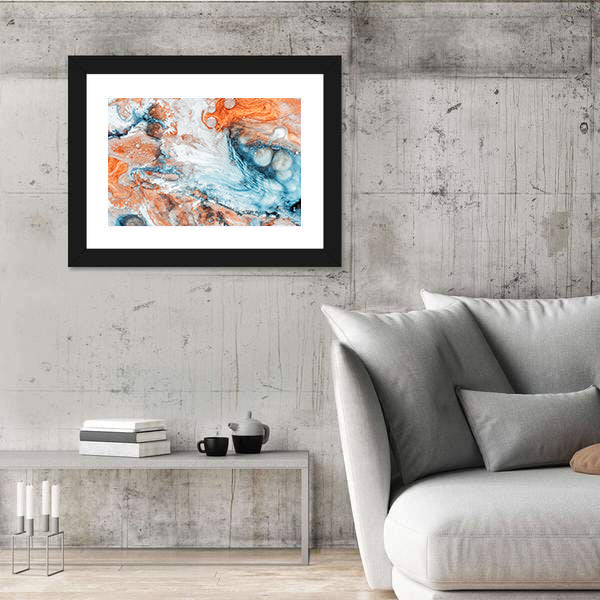 Marble Effect Artwork Canvas Wall Art