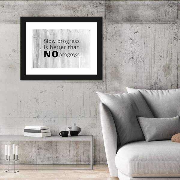 Quote For Keep Working Canvas Wall Art