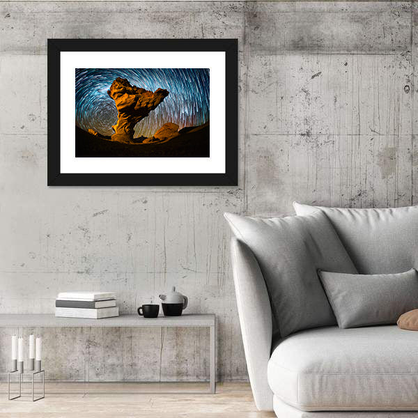 Arbol de Piedra Stone In Bolivia Canvas Wall Art