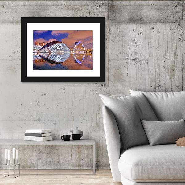 City of Arts and Sciences at Dusk Canvas Wall Art