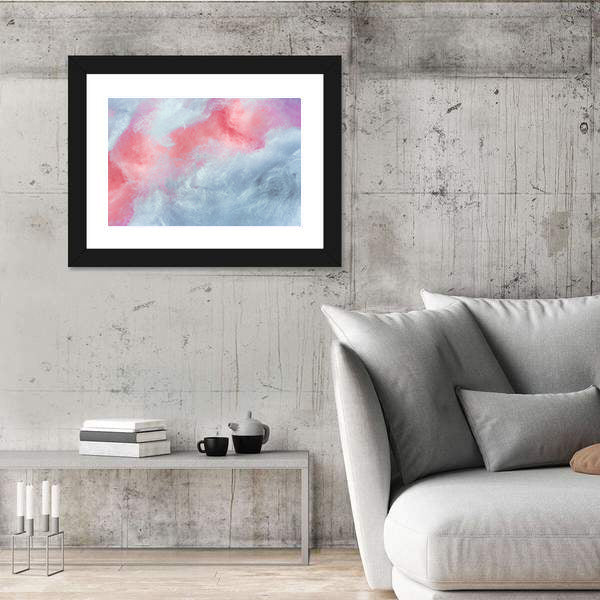 Cotton Candy Artwork Canvas Wall Art