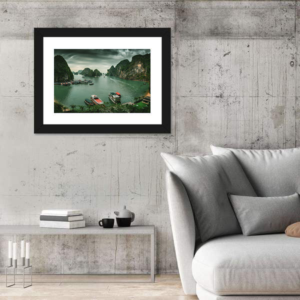 Ha Long Bay In Vietnam Canvas Wall Art