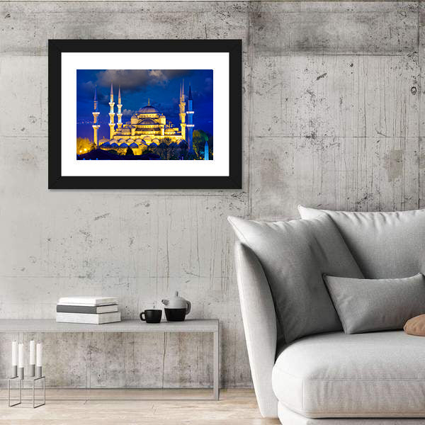 Blue Mosque In Istanbul Canvas Wall Art