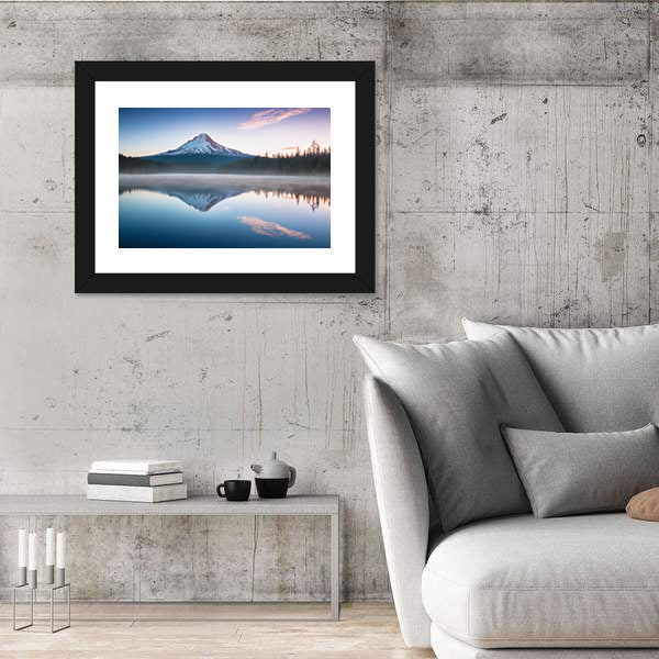 The Volcano Mountain Mount Hood Canvas Wall Art