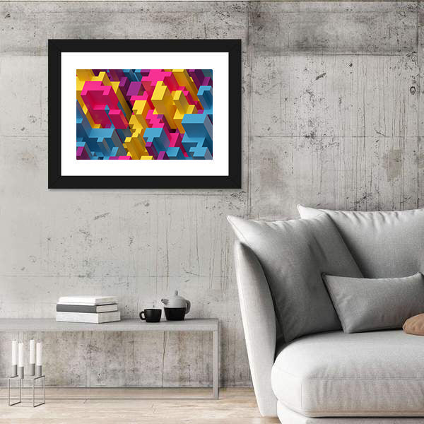 3D Digital Illustration Canvas Wall Art