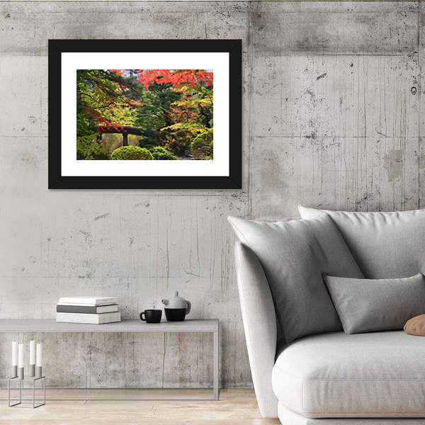 Rinoji Temple Garden Canvas Wall Art