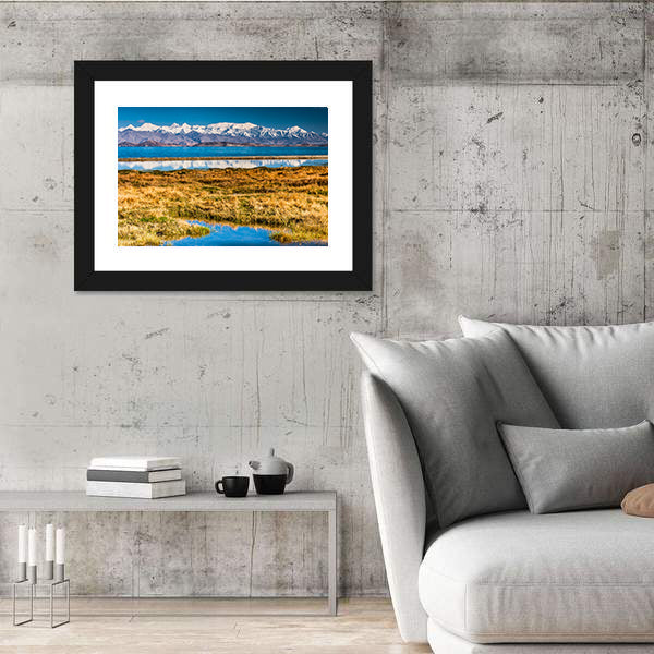 Karakul Lake In Pamir In Tajikistan Canvas Wall Art