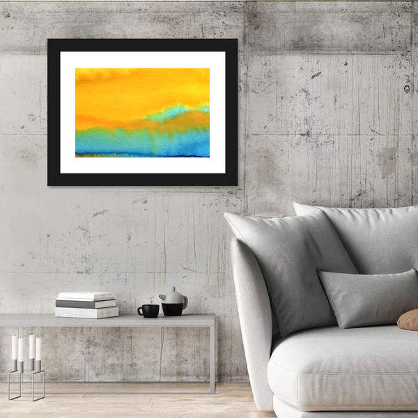 Modern Aquarelle Abstract Canvas Wall Art