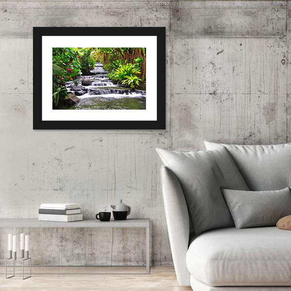 Tabacon Hot Springs In Costa Rica Canvas Wall Art