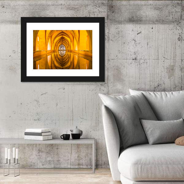 Royal Bathroom Alcazar In Sevilla Spain Canvas Wall Art
