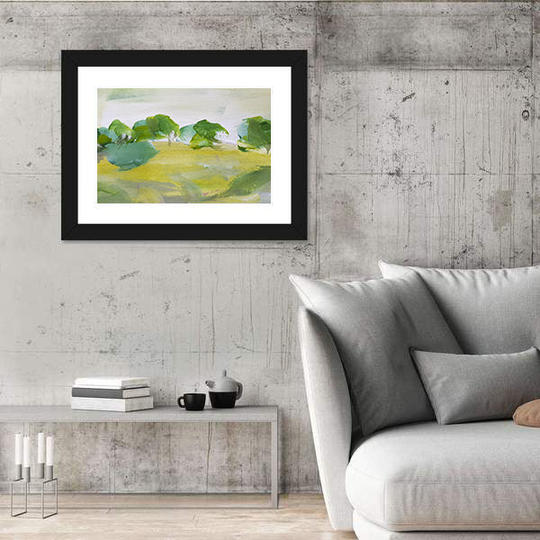 Summer Oil Painting Artwork Canvas Wall Art