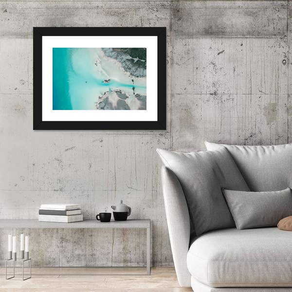 Lagoon Of Seven Colors Lake Bacalar In Mexico Canvas Wall Art