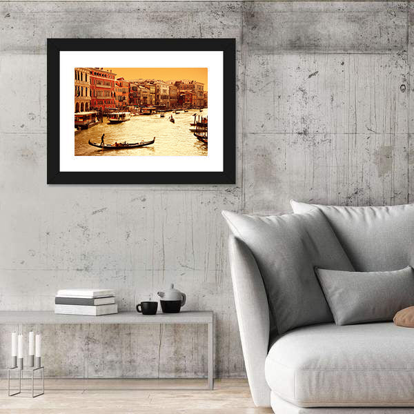 Canal Grande in Venice Canvas Wall Art
