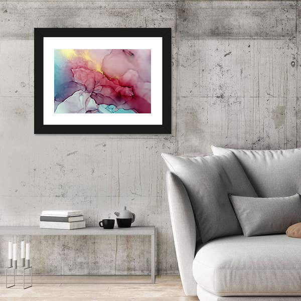 Splash Of Fluid Artwork Canvas Wall Art