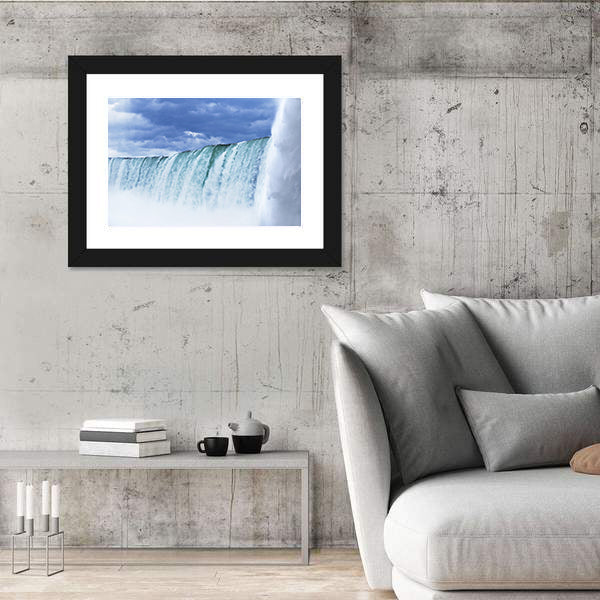 Niagara Falls Horseshoe In Canada Canvas Wall Art