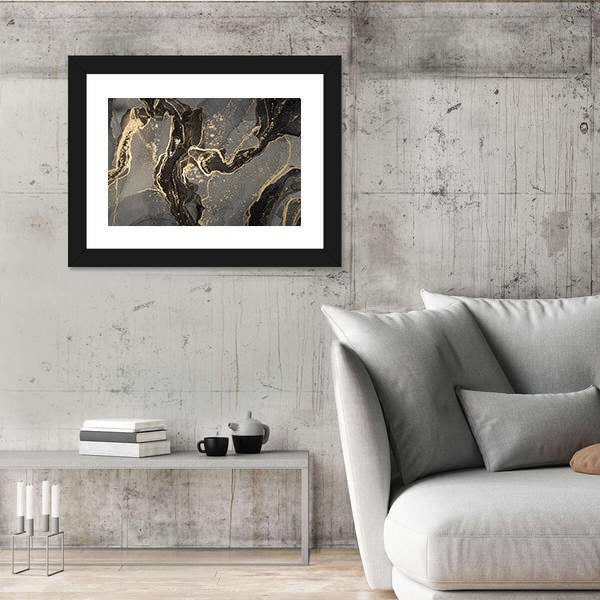 Luxury Fluid Abstract Canvas Wall Art