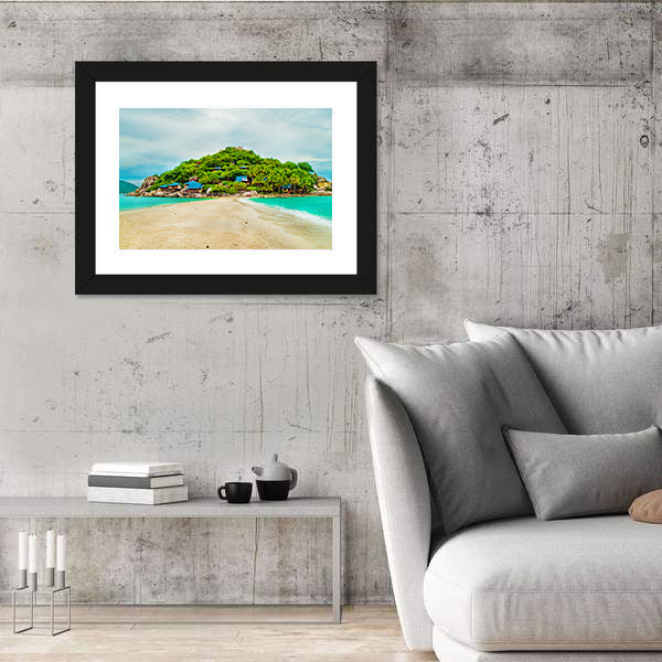 Tropical Island Beach in Thailand Canvas Wall Art