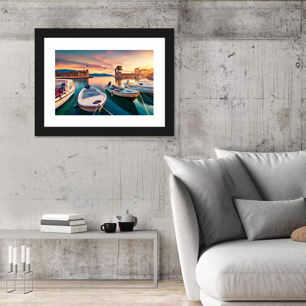 Gulf Of Corinth In Greece Canvas Wall Art