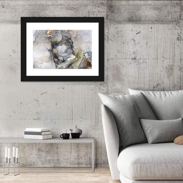 Alcohol Fluid Artwork Canvas Wall Art