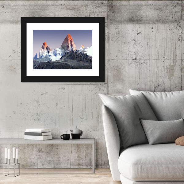 Mount Fitz Roy In Patagonia Canvas Wall Art