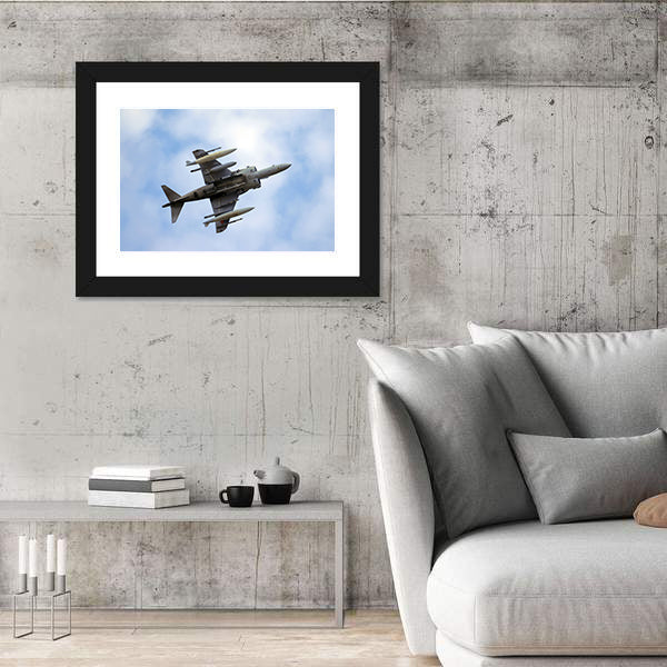 Harrier Ii Plus Military Jet Canvas Wall Art