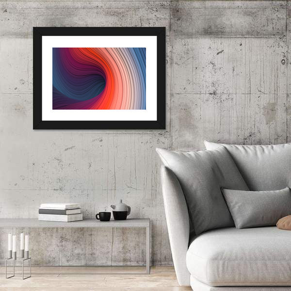 Minimalist Wave Design Canvas Wall Art