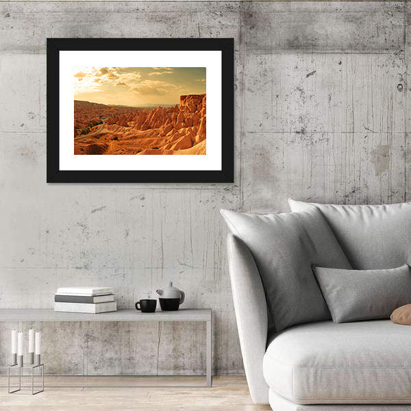 Amazing Stone Formations In Cappadocia Canvas Wall Art