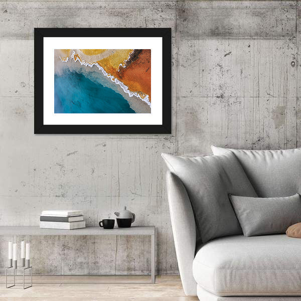 Hot Spring In Yellowstone National Park In Wyoming Canvas Wall Art
