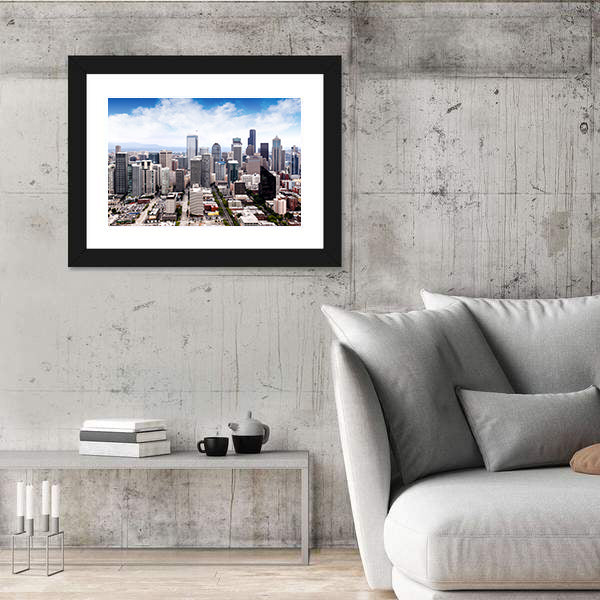 Seattle Cityscape Canvas Wall Art