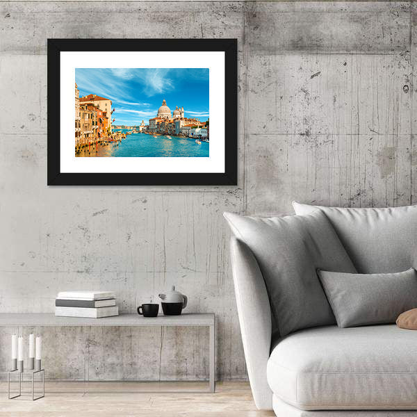 Venice Grand Canal with Santa Maria Della Salute Canvas Wall Art