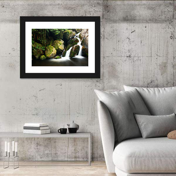 Yarra Ranges Waterfall In Victoria Australia Canvas Wall Art