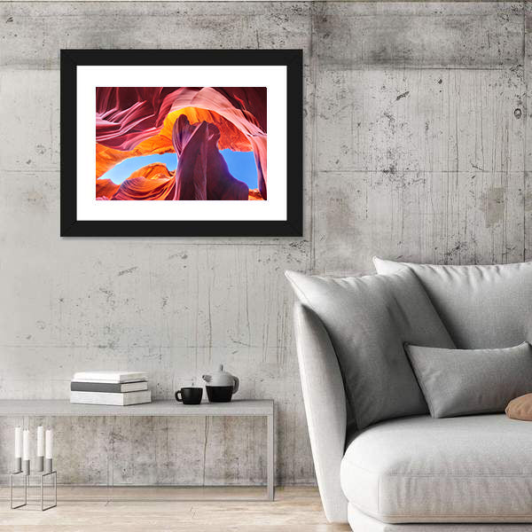 Antelope Canyon In Navajo Reservation Arizona Canvas Wall Art